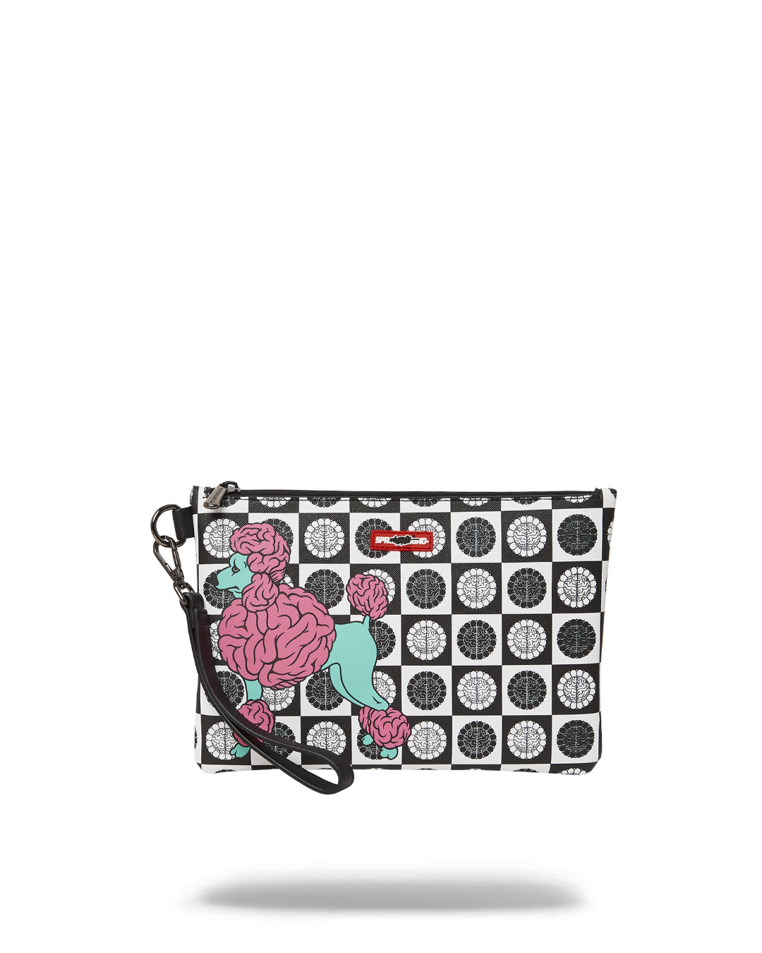 POODLE CHECK RON ENGLISH COLLAB POUCHETTE
