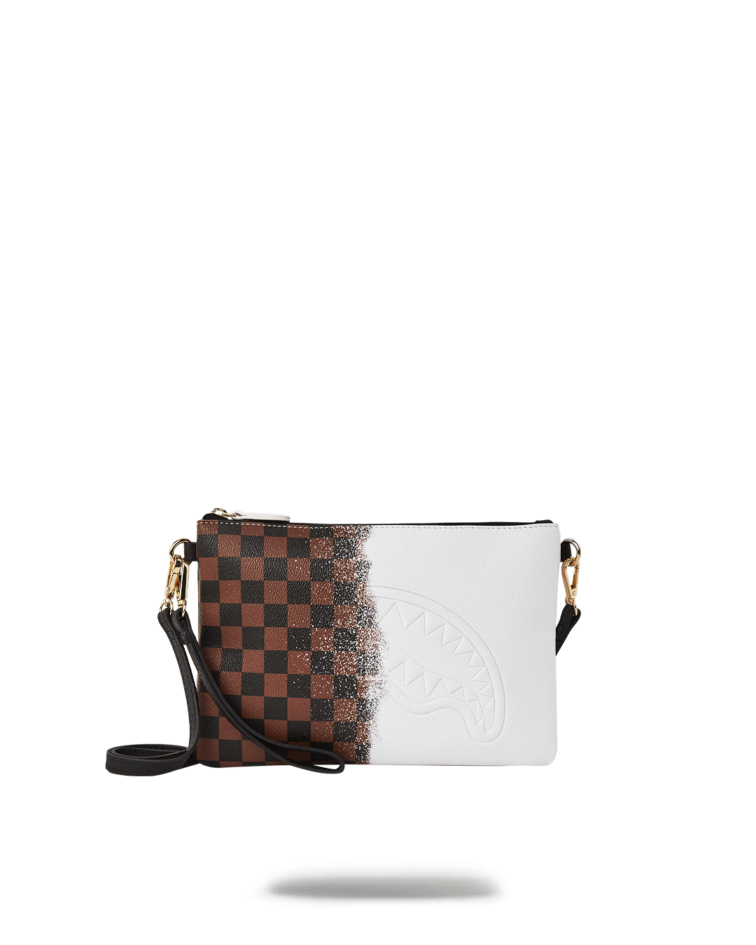 SPRAYSHARKS WORLDWIDE CROSSOVER CLUTCH W/ SHOULDER STRAP